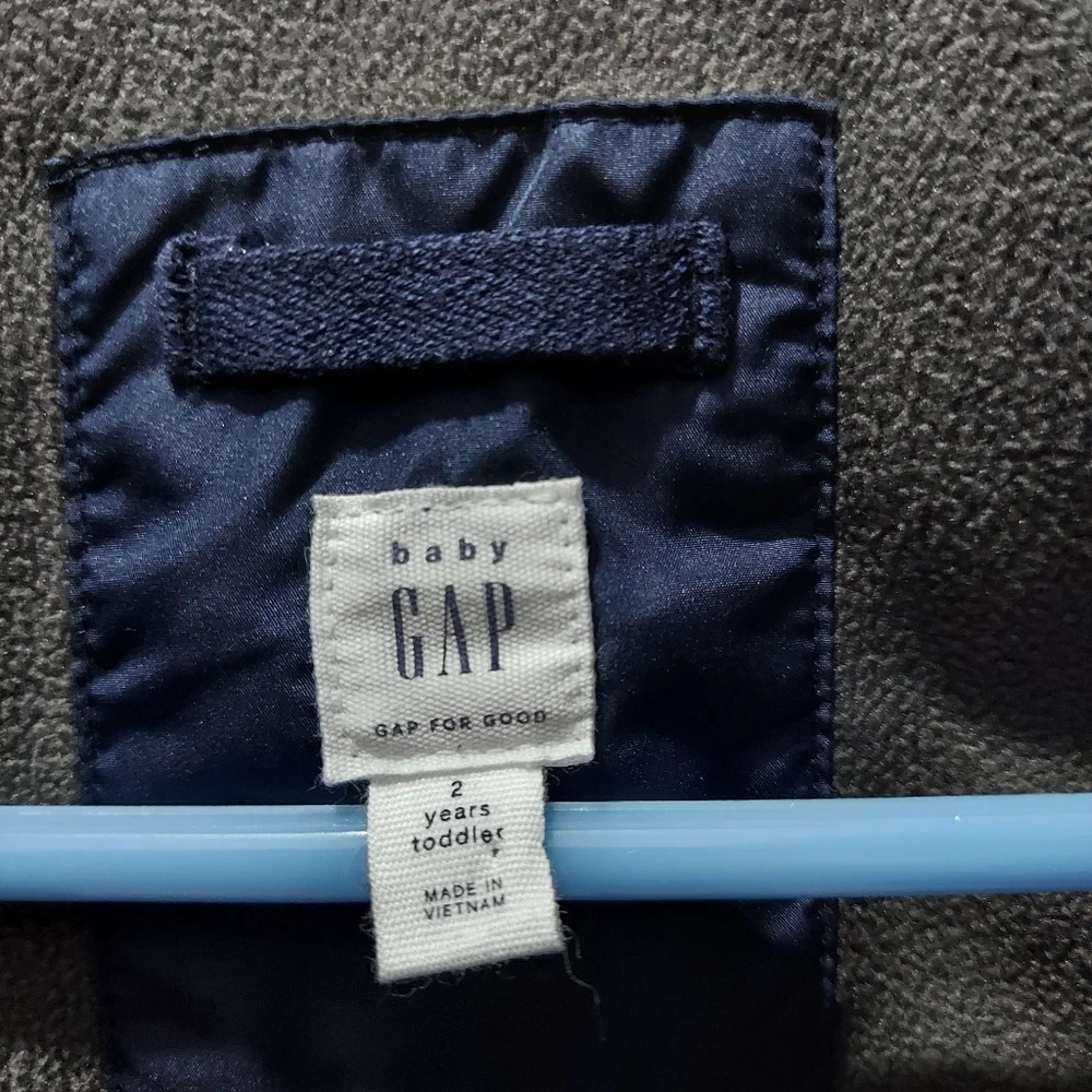 Baby gap navy Vest Zipper Size 2 years